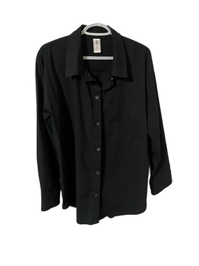 Smash + Tess Black Button-Down Shirt Size Large